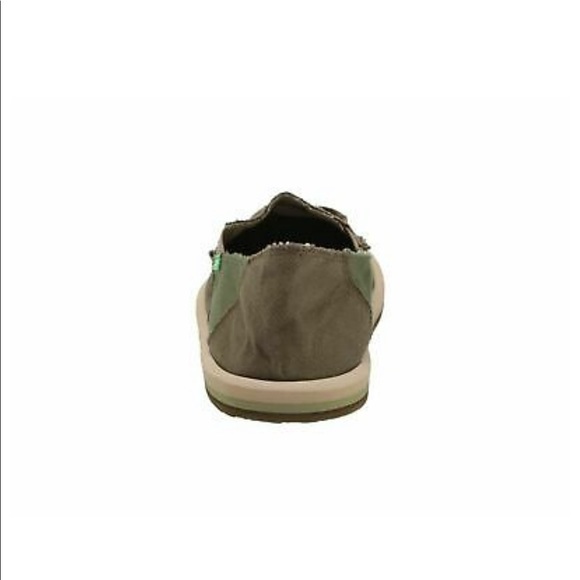Sanuk Men’s Vagabond Hemp Loafer in Olive - Picture 3 of 5